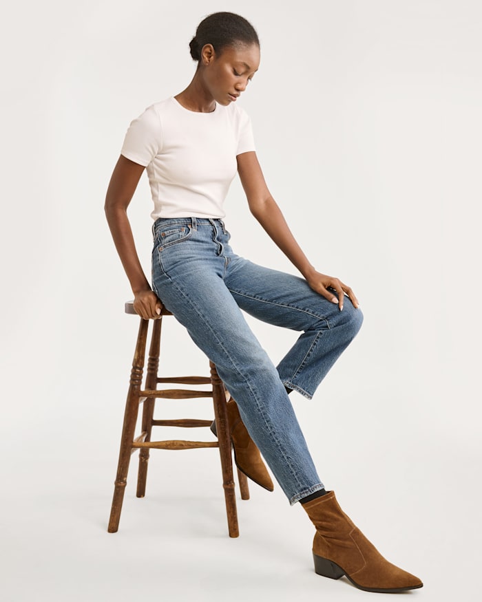 WOMEN'S LEVI'S RIBCAGE STRAIGHT ANKLE JEANS